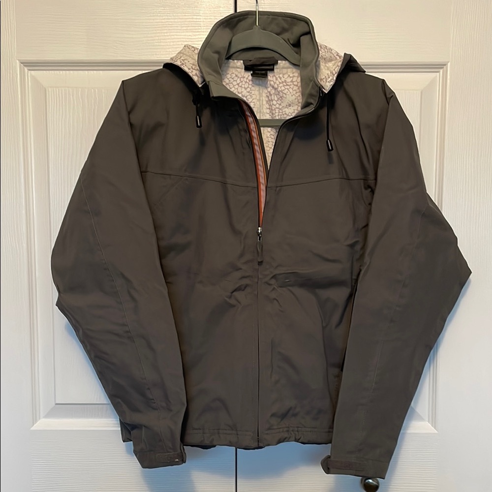 REI Women’s Gray Rain Jacket - like new